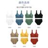 Ropa interior de hilo inalámbrica push up para mujer, sujetador deportivo a prueba de impactos, chaleco de belleza sin espalda con U grande, conjunto de ropa interior para yoga