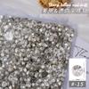 Joyería para Uñas Diamante Transparente Corazón de Melocotón Explosivo Cristal de Cristal Blanco Joyería Manicura Lote Completo Punta de Mariposa Diamante