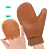 Luvas de Espalhar Couro Loção Corporal Espalhar Rápido Preguiçoso Protetor Solar Massagem Corporal Não Suja Mão Espalhar Dedos de Flocking