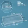 Caixa de Embalagem de Plástico Transparente Caixa de Exibição de Amostra de Ferramentas de Hardware Caixa de Embalagem de Peças Organizador de Acessórios Caixa de Armazenamento de Cartões