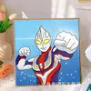 Pintura de Diamantes para Niños Kuromi Hecho a Mano DIY Pintura de Pegatinas de Diamantes Sanrio Pintura de Diamantes con Diamantes Completos 5D Tamaño Pequeño