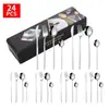 Amazon Vajilla de Acero Inoxidable Oro Portugués Cuchillo para Bistec, Tenedor, Cuchara, Cucharilla de Té para 6 Personas Set Transfronterizo de 24 Piezas