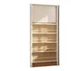 Estante de Almacenamiento de 8 cm Montado en Puerta, Estantería de Acero Ultradelgada Montada en Pared, Tablero de Espacio para Uso Doméstico, Estante para Libros Ilustrados Infantiles