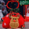 Bolsa de Regalo Navideña Bolsa de Regalo Bolsa de Dulces Bolsa de Regalo de Papá Noel Suministros Navideños Accesorios Caja de Regalo de Terciopelo Dorado