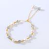 Verano nuevo brazalete de perlas barrocas para mujer ins moda coreana diseño nicho extraíble brazalete de piedra lunar