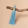 Pingente Decorativo com Franja de Borla de Fio Dourado Feito à Mão DIY, Decoração de Fita para Sachê Hanfu, Borlas Multicor