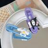 Lindos Clips Ovalados Sanrio de Color Caramelo de Dibujos Animados para Estudiante con Corazón para Flequillo Lateral Dulces Accesorios para el Cabello Pinza para el Cabello