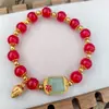 Pulsera de Cubos de Azúcar de Semilla de Loto Pulsera de Cubos de Azúcar Hecha a Mano Pulsera Popular de Transmisión en Vivo Transfronteriza de Tiktok Suministro