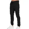 Pantalones casuales de estilo europeo y americano para hombre, pantalones casuales ajustados de color liso para hombre