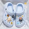Sandalias Antideslizantes de Suela Gruesa Populares de Verano 2025 para Parejas, Zapatos de Agujeros Pequeños de Ladrillo de Dibujos Animados para Padres e Hijos