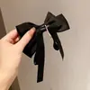 Tocados del mismo estilo que Wu Jinyan Estilo Coreano Gama Alta Cinta de Lazo Grande Pasador para el Cabello Pinza Superior Pinza de Resorte Gancho Pasador para el Cabello