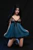 Venta al por mayor de fábrica tirantes talla grande falda de pico profundo ropa interior sexy para personas con sobrepeso encaje de comercio exterior ropa interior sexy camisón 4541