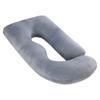Almohada de Embarazo Amazon Protector de Cintura Almohada Inclinada para Dormir de Lado Almohada para Dormir de Embarazo en Forma de J Removible y Lavable Almohada de Embarazo Transfronteriza