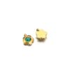 Transfronterizo Nuevo Color Hao Piedra Adorno Colgante Cuentas Hexágono Corazón de Durazno Flor Piedra Cuadrada Adorno Accesorios