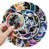 50 pegatinas vintage del espacio con planetas, el espacio exterior, astronautas y estrellas, pegatinas decorativas impermeables para fundas de teléfono