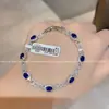 Pulseira de Zircônia Cravejada com Diamantes Exquisita e Versátil, Alta Qualidade, Novo Design, Luxo Leve, Nicho, Joia de Moda Única