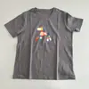La vida no es solo imprimir sino también bordar color pony manga corta verano nuevo cuello redondo casual algodón camiseta mujer