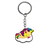 Llavero de Unicornio PVC Goma Suave Llavero Regalo de Graduación Pequeño Regalo Accesorios para Llaveros Colgante para Llavero