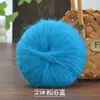 Suéter cachecol casaco de lã mohair tricotado à mão bola de lã suéter de bebê xale lã fina