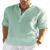 Coleção Verão 2026 Transfronteiriça da Amazon: Novo Estilo Europeu e Americano, Streetwear Único, Camisa Masculina de Manga Longa, Corte Amplo, Gola Alta
