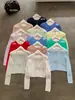 Cardigan Tricotado de Manga Longa com Gola Redonda, Estilo Coreano Simples e Versátil, Slim Fit, para Mulheres R01298