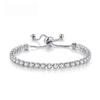Pulsera de Tenis de Circonia Ajustable de 4 mm de Venta Caliente Conjunto Combinado Extraíble Transfronteriza Venta al por Mayor Pulsera Versátil de Moda