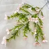 Crisantemos silvestres pequeños de estilo pastoral artificial, plantas y flores verdes estilo jardín de Monet, accesorios de decoración del hogar, accesorios de fotografía, arreglos florales de boda