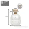 Botella de Aromaterapia Cabeza de Belleza con Forma de Decoración de Botella de Aromaterapia 50ml Botella de Aromaterapia Cuadrada Plana Tienda de Campaña de la Frontera Columna Romana Botella Vacía de Aromaterapia