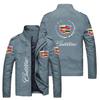 2022 nueva chaqueta de moda para hombre guapo con logo de coche chaqueta de motocicleta chaqueta de motocicleta uniforme de béisbol cárdigan cremallera ropa de hombre