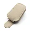Clip multifuncional para gafas de coche, marco de gafas de coche, caja de almacenamiento de visera solar de cuero para coche, clip para gafas de sol de coche