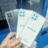 Adecuado para Sam Samsung A24 4g Funda de Teléfono Móvil Transparente de TPU 1.5mm de Grosor Transparente Borde Recto TPU Transparente Cubierta Protectora Anti-Caídas