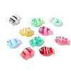 Cuentas de Vidrio Pintadas a Mano con Peces Pequeños Lindos del Océano Accesorios para Joyería DIY Pulsera de Vidrio Hecha a Mano de Dibujos Animados Materiales