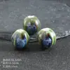 Jingdezhen Glaseado de Flores Sandía Cuentas de Cerámica 16mm Pulsera Collar Accesorios Cuentas Calabaza Agujero Grande Material DIY Cuentas Sueltas