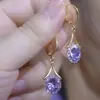 Brincos de estilo europeu e americano, brincos de personalidade, nicho, flash, diamante, estilo retrô, Hong Kong, suave, luxo, redondo, atacado