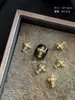 Acessórios Retro para Unhas de Liga Cruzada, Estilo Punk Escuro Misturado com Strass 3D Acessórios para Decoração de Unhas Atacado