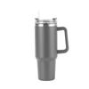 Taza de Coche Personalizada de 40 Manijas Acero Inoxidable 304 Taza de Hielo para Mantener Frío de Coche Gran Capacidad Portátil para Exteriores Taza con Popote