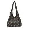 Bolso casual de estilo coreano con estampado de letras de gran capacidad para el hombro para mujer, nuevo bolso tote con estampado de leopardo 2026, bolso de hombro y bolso cruzado