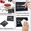 Etiqueta de Precio para Panadería en Forma de L Transfronteriza Borrable Etiqueta de Precio Impermeable Exhibidor de Tarjetas de Mesa para Supermercado Tarjeta de Exhibición Pizarrón Pequeño