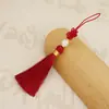 Hilo de Nylon Jade Hilo de Nudo Pequeño Ensartar Cuentas Borla Nudo Chino Borla Colgante Pequeño Borla Estilo Antiguo Marcador Colgante Adorno