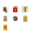 Pegatina personalizada para teléfono móvil de oro puro 999, Pegatina de papel de oro del Dios de la Fortuna con adhesivo, Tarjeta de oro para promoción de eventos corporativos