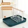 Estante para tazas estilo chino, estante de almacenamiento para tazas, estante colgante para tazas de vidrio, estante para tazas de té boca abajo, estante para vasos de agua de sala de estar