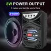 Sing-e ZQS1480 karaoke para exteriores altavoz bluetooth inalámbrico micrófono canto exterior tarjeta carga estéreo
