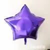 Globo de aluminio de 18 pulgadas con forma de corazón y estrella de cinco puntas, ideal para bodas, fiestas de cumpleaños y bodas.