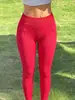 Pantalones de Yoga Largos con Hilo para Mujer Sin Costuras Ajustados de Cintura Alta Levanta Glúteos Pantalones para Correr Deportes Fitness Ropa de Yoga Alta Elasticidad