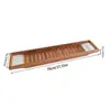 Nuevo Estante de Almacenamiento Retráctil y Ajustable de Madera de Bambú para Tina de Baño Hotel SPA Hogar Estante para Tina de Baño Baño