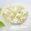 Nuevo disfraz novia DIY accesorios tocado colgante cervatillo cobre puro accesorios para el cabello hechos a mano horquilla material para ropa