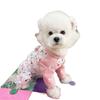 Pantalones para Caminar Perro Bixiong Teddy Lindos Universales Cuatro Estaciones Prueba de Polvo Estilo Extranjero Tulipan Mascota Pantalones a Prueba de Polvo para Mascota