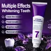 Comércio Exterior Transfronteiriço 7-Pro Pasta de Dente Clareadora Probiótica Limpa Manchas Amarelas nos Dentes, Repara o Esmalte Dentário, Refresca o Hálito 120g