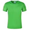 Camiseta de secado rápido con impresión personalizada de logotipos, campaña cultural, camiseta publicitaria, maratón, cuello redondo, manga corta, venta al por mayor