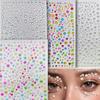 Pegatina autoadhesiva acrílica estrellada de 325 diamantes, multitamaño, para uñas, para hacer tú mismo, para fotos faciales y de ojos